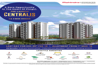 Pre-launching Mahindra Centralis in Pimpri, Pune